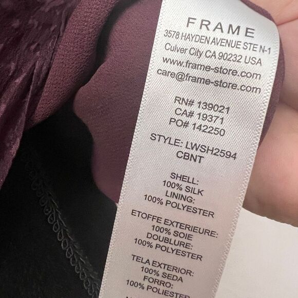 Frame Draped Silk Halter Top - Picture 6 of 6